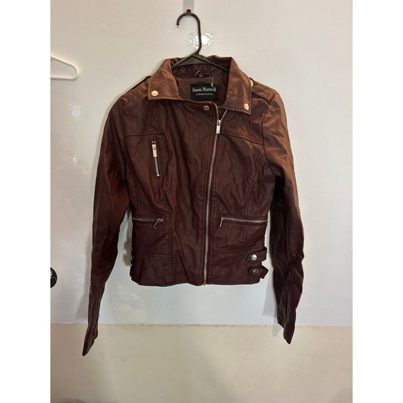 Jason Maxwell‎ Leather Jacket - Picture 1 of 4